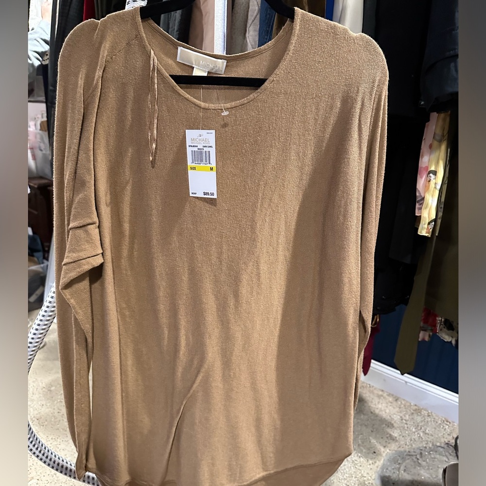 NWT Micheal kors tan blouse